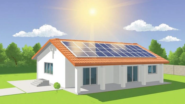 Painéis solares em laje plana preservando a estrutura sem perfuraçõe